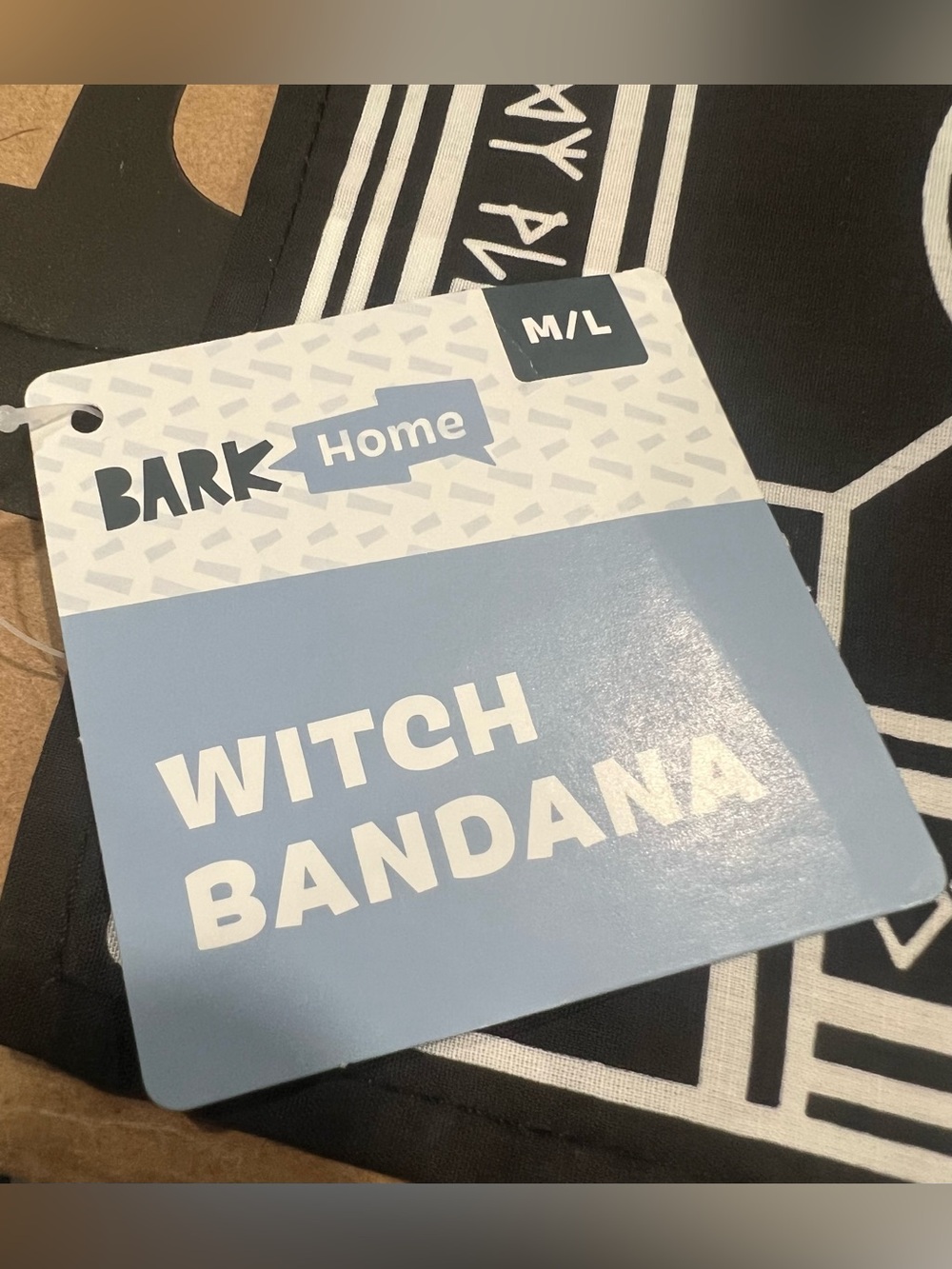 BARK Home Witch Bandana - Black & White